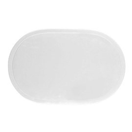 table mat vinyl white oval | 455 mm x 290 mm product photo
