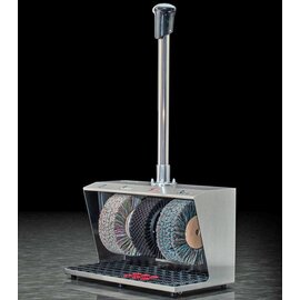 shoe shine machine Polifix 2 matt | handrail button | 3 brushes Ø 220 mm product photo