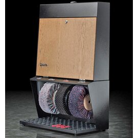 shoe shine machine Polifix 3 black oak-coloured|light  | hand sensor product photo