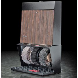 shoe shine machine Polifix 3 black rosewood coloured  | hand sensor product photo