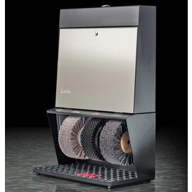 shoe shine machine Polifix 3 black with embossed door  | hand sensor product photo