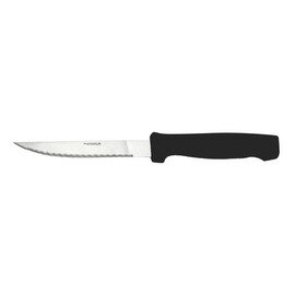 steak knife stainless steel | plastic handle serrated cut blade length 115 mm product photo