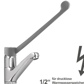 basin mixer | standing fitting xena | for unpressurized storage | long lever outreach 130 mm product photo