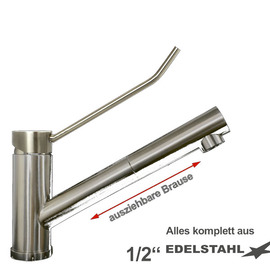 Spültischbatterie exis | pull-out shower head product photo
