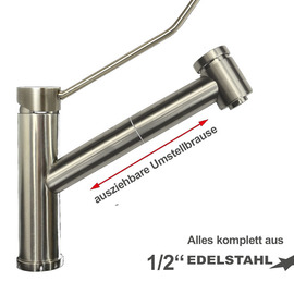 Spültischbatterie exis on a pillar product photo