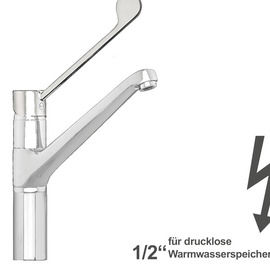 Spültischbatterie Lena | for unpressurized storage | long lever on a pillar outreach 250 mm product photo
