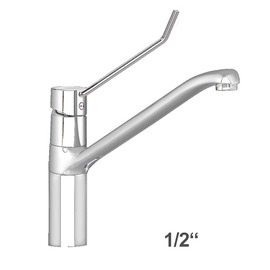 Spültischbatterie puna | long lever | lever bent on a pillar product photo