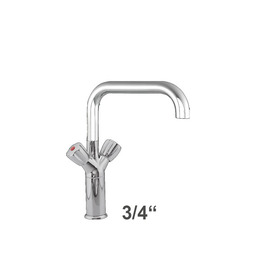 Column battery profi 3/4" | two-handle mixer tap outreach 250 mm product photo