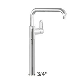 Column battery profi 3/4" C-spout straight | lever mixer tap outreach 300 mm product photo