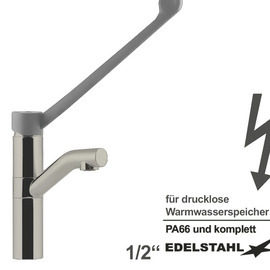 basin mixer elyp | for non-pressurized hot water storage tanks product photo