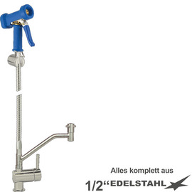 multi-purpose cleaning kit xaria lever mixer tap one hole standing fitting shower blue | hose length 800 mm product photo