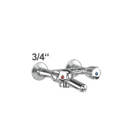 Wall mounted battery meyo 3/4" outreach 100 mm swivel spout below product photo