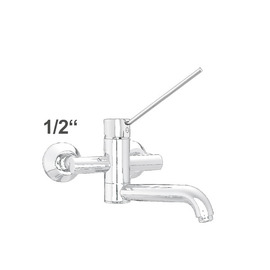 Wall mounted battery zaya 1/2" outreach 250 mm | lever round long product photo