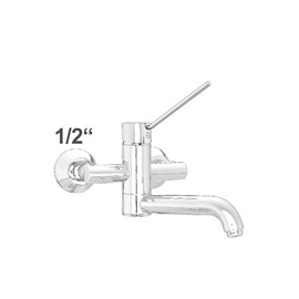 Wall mounted battery zaya 1/2" outreach 250 mm product photo