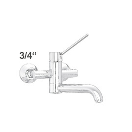 Wall mounted battery zaya 3/4" outreach 250 mm | lever round short product photo