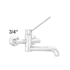 Wall mounted battery zaya 3/4" outreach 300 mm | lever round long product photo