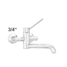 Wall mounted battery zaya 3/4" outreach 300 mm | lever round short product photo