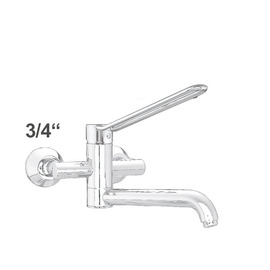 Wall mounted battery taya 3/4" outreach 300 mm | longer ringhebel product photo