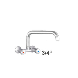 Wall mounted battery profi 3/4" outreach 300 mm C-spout straight product photo