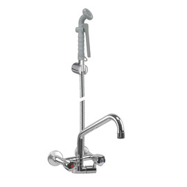 multi-purpose cleaning kit varia two-handle mixer tap two-hole wall-mounted shower gray product photo
