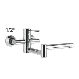 Wall mounted battery xara 1/2" outreach 200 - 400 mm | hinged swivel spout product photo