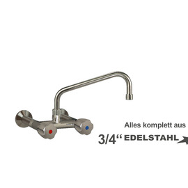 Wall mounted battery CLASSIC 3/4" outreach 250 mm | Wall distance extension 80 mm product photo