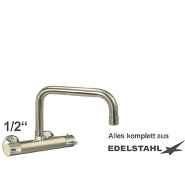 Wall mounted battery ETHERM 1/2" outreach 250 mm C-spout straight product photo