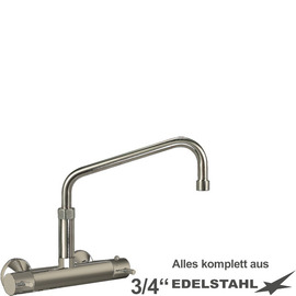 Wall mounted battery ETHERM 3/4" outreach 250 mm C-spout angled product photo