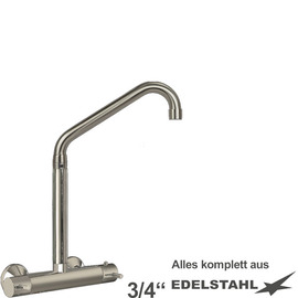 Wall mounted battery ETHERM 3/4" outreach 250 mm high C-spout slanted product photo