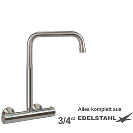 Wall mounted battery ETHERM 3/4" outreach 250 mm raised C-spout straight product photo