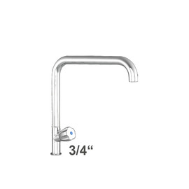 pillar valve profi 3/4" outreach 300 mm raised C-spout straight product photo