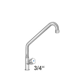 pillar valve profi 3/4" outreach 300 mm C-spout angled product photo