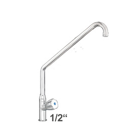 pillar valve GASTRO 1/2" outreach 350 mm high C-spout slanted product photo