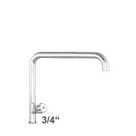 pillar valve profi 3/4" outreach 400 mm raised C-spout straight product photo