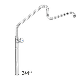 Column battery profi 3/4" valve fitting outreach 300 - 600 mm | hinged swivel spout product photo