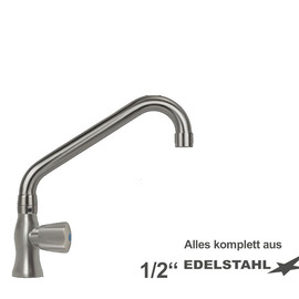 pillar valve clarix 1/2" outreach 250 mm C-spout angled product photo