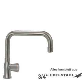 pillar valve clarix 3/4" outreach 250 mm | 3-edge metal handle product photo