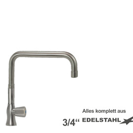 pillar valve clarix 3/4" outreach 300 mm high C-spout straight product photo