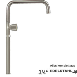 pillar valve clarix 3/4" outreach 300 mm | foot extension 300 mm C-spout straight product photo