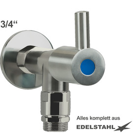 wall valve 3/4" clamix valve direction 3/4" | with pipe aerator | 1-wing handle product photo