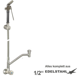 multi-purpose cleaning kit xaria valve wall-mounted shower small | hose length 1200 mm product photo