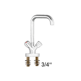 two-handle mixer block battery chief swiveling 360 ° C-spout straight outreach 220 mm product photo