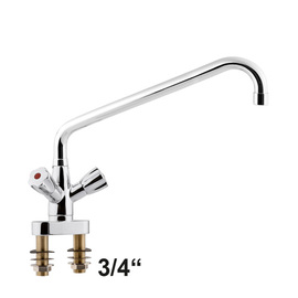 two-hole block mixer 3/4" outreach 300 mm discharge height 360 mm product photo