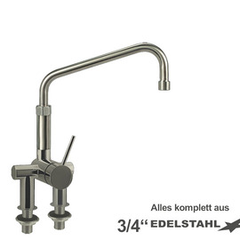 block battery narrow raised C-spout slanted outreach 250 mm product photo