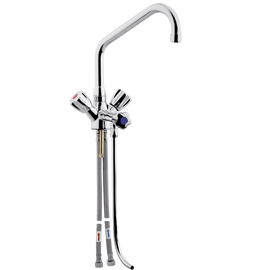 sink pillar mixer 1/2"  | 1 valve at the front discharge height 180 mm outreach 200 mm product photo