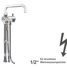 bar faucet fresh 1/2" | for non-pressurized hot water storage tanks H 160 mm | lever mixer tap outreach 200 mm product photo