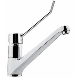 Lever mixer sink faucet Lena 1/2" outreach 230 mm discharge height 130 mm  H 595 mm product photo