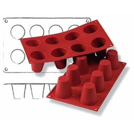 baking mould GN 1/3  • cup-shaped  • dariole | mould size Ø 55 x 60 mm  L 300 mm  B 175 mm product photo