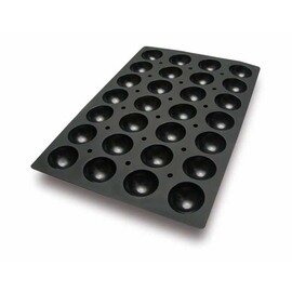 baking mould baker's standard  • half-sphere | 28-cavity | mould size Ø 70 x 35 mm  L 600 mm  B 400 mm product photo