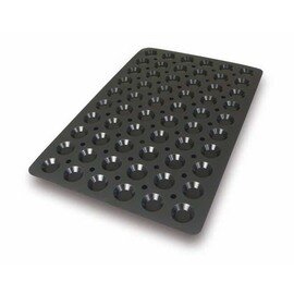 baking mould baker's standard  • round | 60-cavity | mould size Ø 44 x 10 mm  L 600 mm  B 400 mm product photo